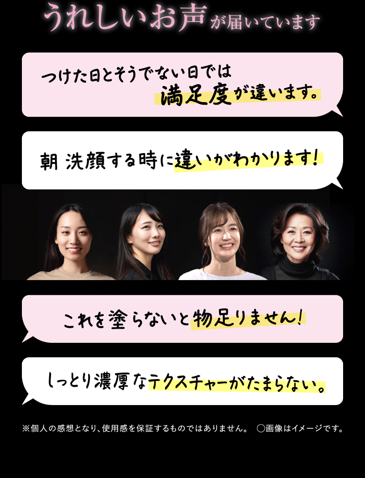 乾燥小じわを目立たなくする効果もあり